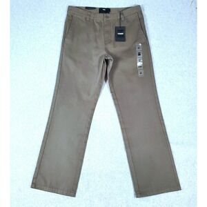 Former Crux Fit Pants Straight Leg Grey Herringbone Mens 34x31 Chino Trousers